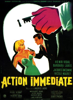 Action imm&eacute;diate - French Movie Poster (thumbnail)