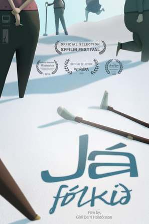 J&aacute;-F&oacute;lki&eth; - Icelandic Movie Poster (thumbnail)