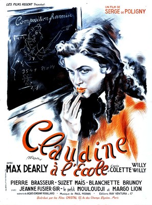 Claudine &agrave; l&#039;&eacute;cole - French Movie Poster (thumbnail)