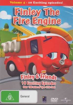 &quot;Finley the Fire Engine&quot; - Australian DVD movie cover (thumbnail)