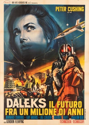 Daleks&#039; Invasion Earth: 2150 A.D. - Italian Movie Poster (thumbnail)