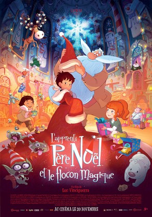L&#039;apprenti P&egrave;re No&euml;l et le flocon magique - French Movie Poster (thumbnail)