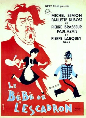 Le b&eacute;b&eacute; de l&#039;escadron - French Movie Poster (thumbnail)
