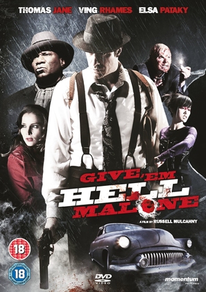 Give &#039;em Hell, Malone - British DVD movie cover (thumbnail)