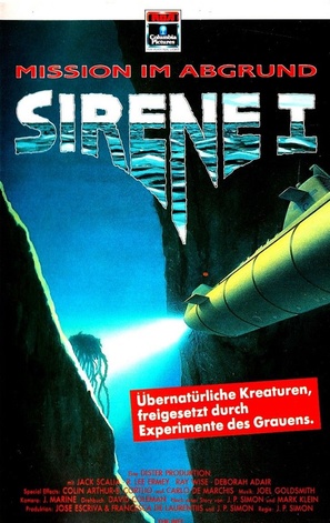 The Rift - German VHS movie cover (thumbnail)