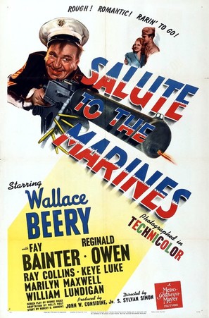 Salute to the Marines - Theatrical movie poster (thumbnail)