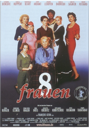 8 femmes - German Movie Poster (thumbnail)