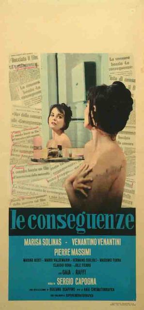 Le conseguenze - Italian Movie Poster (thumbnail)