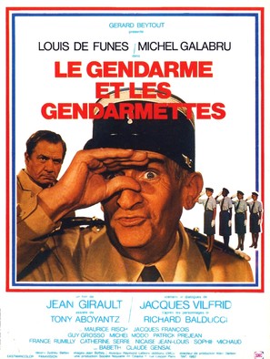 Gendarme et les gendarmettes, Le - French Movie Poster (thumbnail)