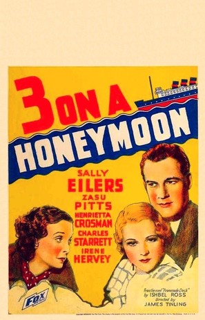 Three on a Honeymoon - Movie Poster (thumbnail)