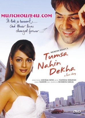 Tumsa Nahin Dekha - Indian DVD movie cover (thumbnail)