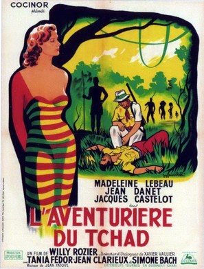 L&#039;aventuri&egrave;re du Tchad - French Movie Poster (thumbnail)