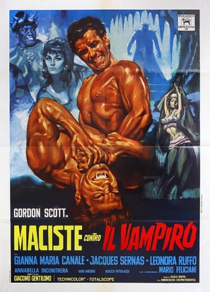 Maciste contro il vampiro - Italian Movie Poster (thumbnail)