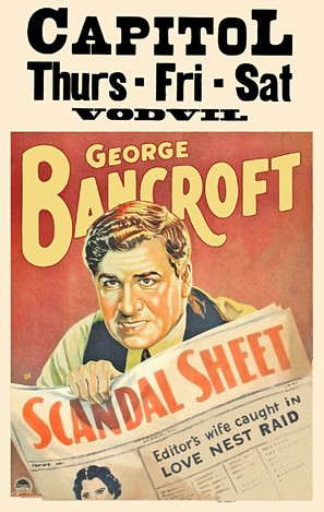 Scandal Sheet - Movie Poster (thumbnail)