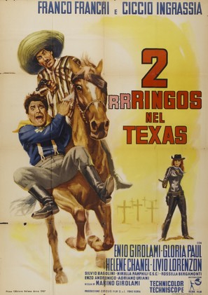 Due rrringos nel Texas - Italian Movie Poster (thumbnail)