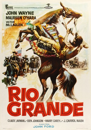 Rio Grande - Spanish Movie Poster (thumbnail)