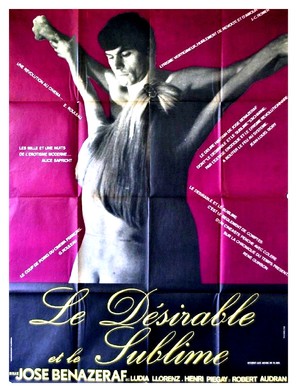 Le d&eacute;sirable et le sublime - French Movie Poster (thumbnail)