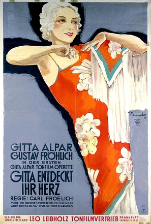 Gitta entdeckt ihr Herz - German Movie Poster (thumbnail)