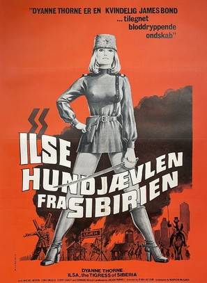 Ilsa the Tigress of Siberia - Danish Movie Poster (thumbnail)