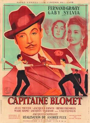 Capitaine Blomet - French Movie Poster (thumbnail)