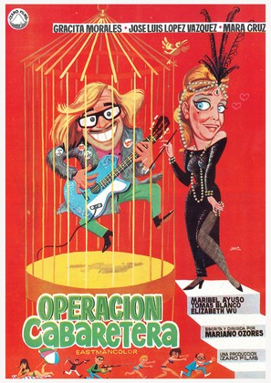 Operaci&oacute;n cabaretera - Spanish Movie Poster (thumbnail)