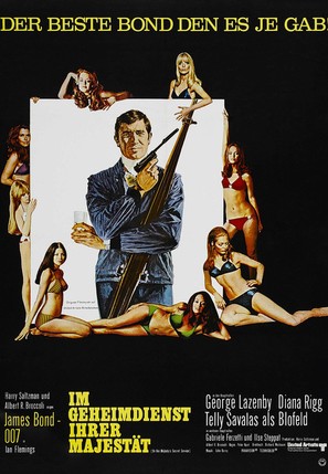 On Her Majesty&#039;s Secret Service - German Movie Poster (thumbnail)