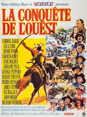 How the West Was Won - French Movie Poster (thumbnail)