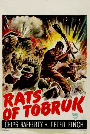 The Rats of Tobruk - Belgian Movie Poster (thumbnail)