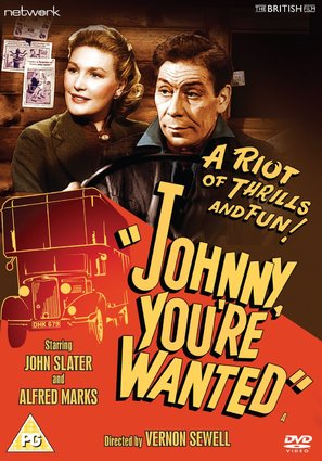 Johnny You&#039;re Wanted - British DVD movie cover (thumbnail)