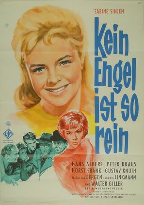 Kein Engel ist so rein - German Movie Poster (thumbnail)