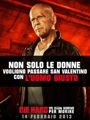 A Good Day to Die Hard - Italian Movie Poster (thumbnail)