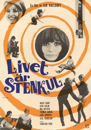 Livet &auml;r stenkul - Swedish Movie Poster (thumbnail)