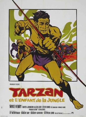 Tarzan and the Jungle Boy - French Movie Poster (thumbnail)