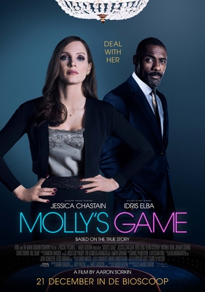 Molly&#039;s Game - Dutch Movie Poster (thumbnail)