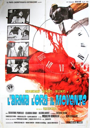 L&#039;arma, l&#039;ora, il movente - Italian Movie Poster (thumbnail)