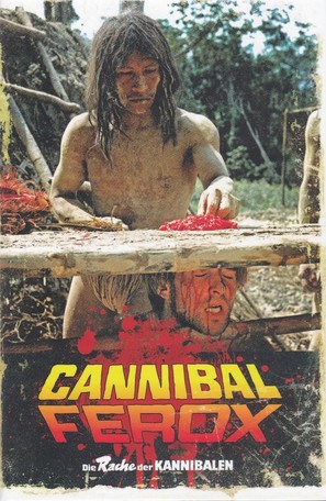 Cannibal ferox - Austrian Blu-Ray movie cover (thumbnail)