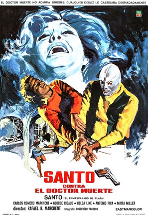 Santo contra el doctor Muerte - Spanish Movie Poster (thumbnail)