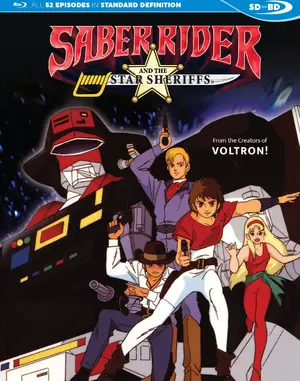 "Saber Rider and the Star Sheriffs" Cover
