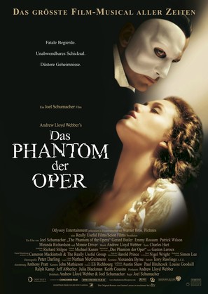 The Phantom Of The Opera - German Movie Poster (thumbnail)