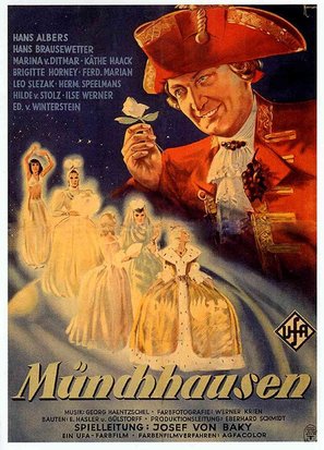 M&uuml;nchhausen - German Movie Poster (thumbnail)