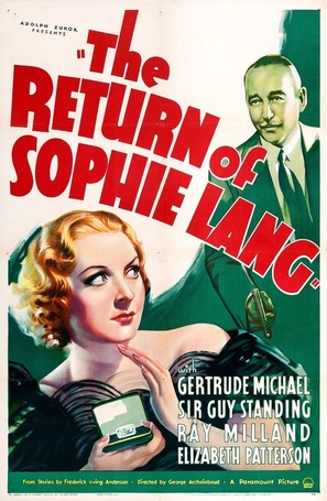 The Return of Sophie Lang - Movie Poster (thumbnail)