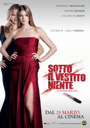 Sotto il vestito niente - L&#039;ultima sfilata - Italian Movie Poster (thumbnail)