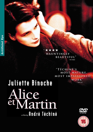 Alice et Martin - British DVD movie cover (thumbnail)