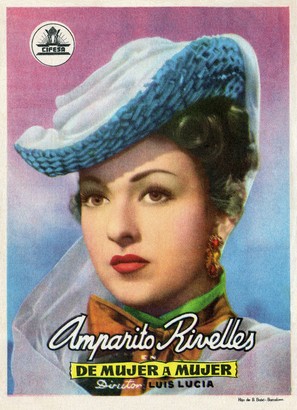 De mujer a mujer - Spanish Movie Poster (thumbnail)