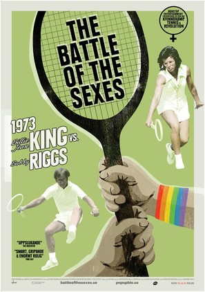 The Battle of the Sexes - Swedish Movie Poster (thumbnail)