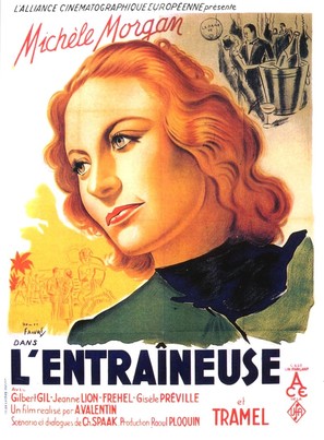 L&#039;entra&icirc;neuse - French Movie Poster (thumbnail)