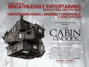 The Cabin in the Woods - British Movie Poster (thumbnail)