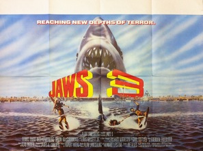 Jaws 3D - British Movie Poster (thumbnail)