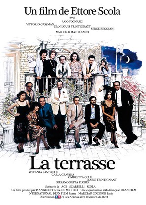 La terrazza - French Movie Poster (thumbnail)