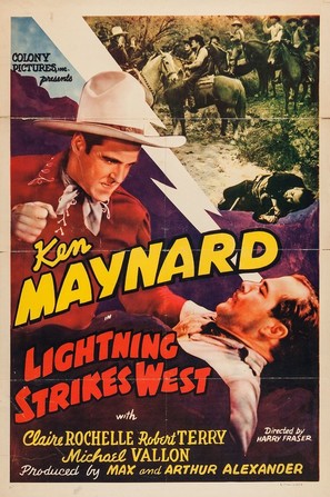 Lightning Strikes West - Movie Poster (thumbnail)